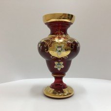 Ваза настольная лепка смальта 30см