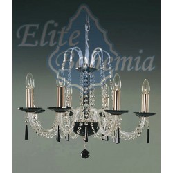 Подвесная люстра хрустальная Elite Bohemia L210/6/03 Black