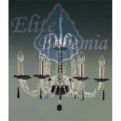 Подвесная люстра хрустальная Elite Bohemia L210/6/03 N Black