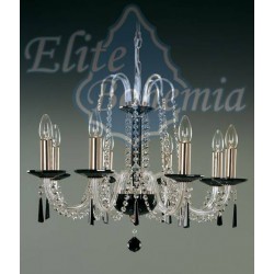 Подвесная люстра хрустальная Elite Bohemia L210/8/03 N Black