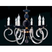 Подвесная люстра хрустальная Elite Bohemia L421/6/00 N black