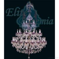 Подвесная люстра хрустальная Elite Bohemia L620/24/17