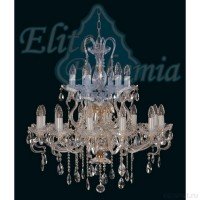 Подвесная люстра хрустальная Elite Bohemia L653/18/03