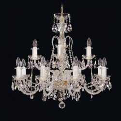 Подвесная люстра хрустальная Elite Bohemia L104/8+4/02