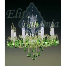 Подвесная люстра хрустальная Elite Bohemia L104/8/02-5 Green N