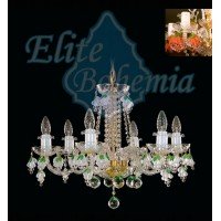 Подвесная люстра хрустальная Elite Bohemia L112/6/67 rosa