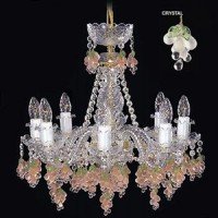 Подвесная люстра хрустальная Elite Bohemia L120/8/62 crystal