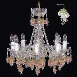Подвесная люстра хрустальная Elite Bohemia L120/8/62 crystal