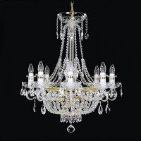 Подвесная люстра хрустальная Elite Bohemia L170/8+4/02