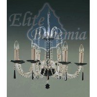 Подвесная люстра хрустальная Elite Bohemia L210/6/03 Black