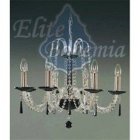 Подвесная люстра хрустальная Elite Bohemia L210/6/03 N Black