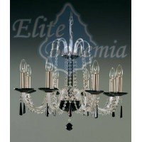 Подвесная люстра хрустальная Elite Bohemia L210/8/03 N Black
