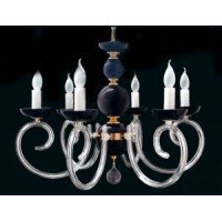 Подвесная люстра хрустальная Elite Bohemia L421/6/00 N black