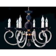 Подвесная люстра хрустальная Elite Bohemia L421/6/00 N black