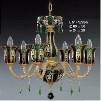 Подвесная люстра хрустальная Elite Bohemia L514/6/35-5