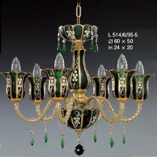 Подвесная люстра хрустальная Elite Bohemia L514/6/35-5
