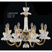 Подвесная люстра хрустальная Elite Bohemia L605/8/19 Mat Pt