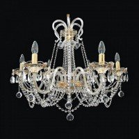 Подвесная люстра хрустальная Elite Bohemia L650/6+9H/06