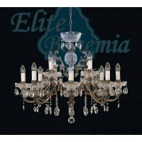 Подвесная люстра хрустальная Elite Bohemia L850/12/01 Pt