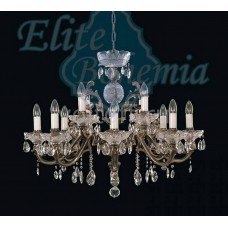 Подвесная люстра хрустальная Elite Bohemia L850/12/01 Pt