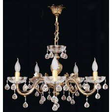 Подвесная люстра хрустальная Elite Bohemia L858/5/07 Mat Pt