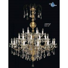 Подвесная люстра хрустальная Elite Bohemia L900/30/04 Pt